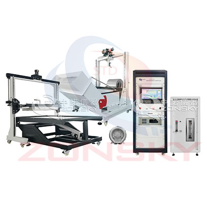 屋顶晶体硅光伏与压型钢板构件耐火分级试验机