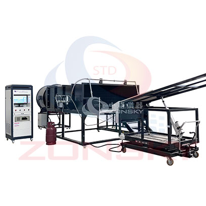 屋顶覆盖材料燃烧耐火性试验装置