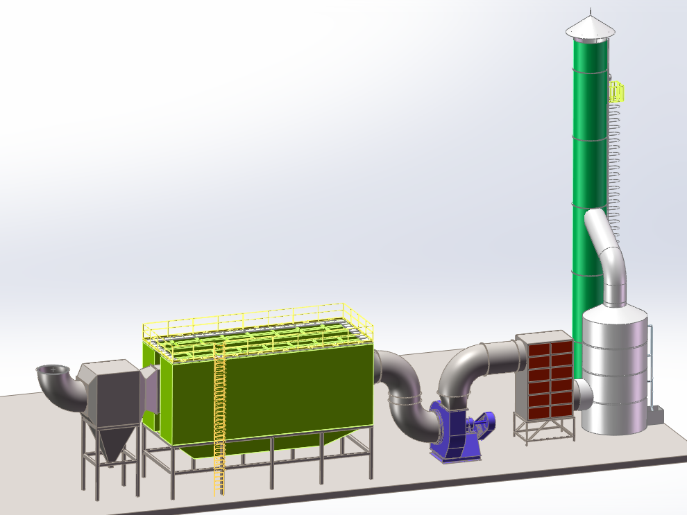 烟气排放环保处理系统